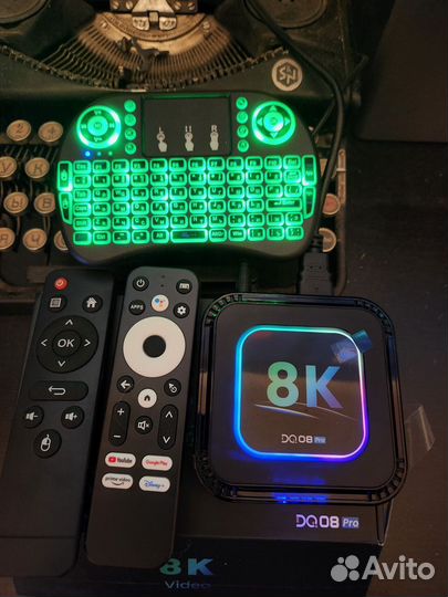 Смарт тв приставка DQ08Pro Android13 8K BT5.0 WiFi
