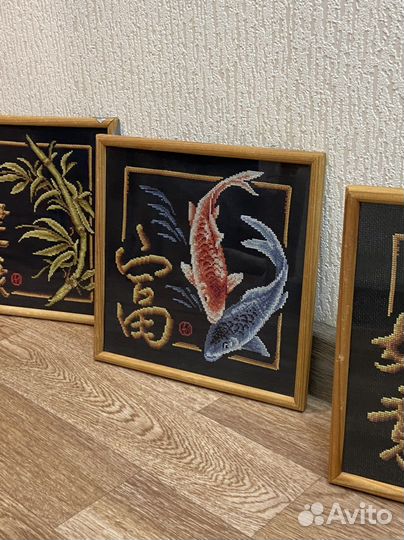 Картина вышитая крестом