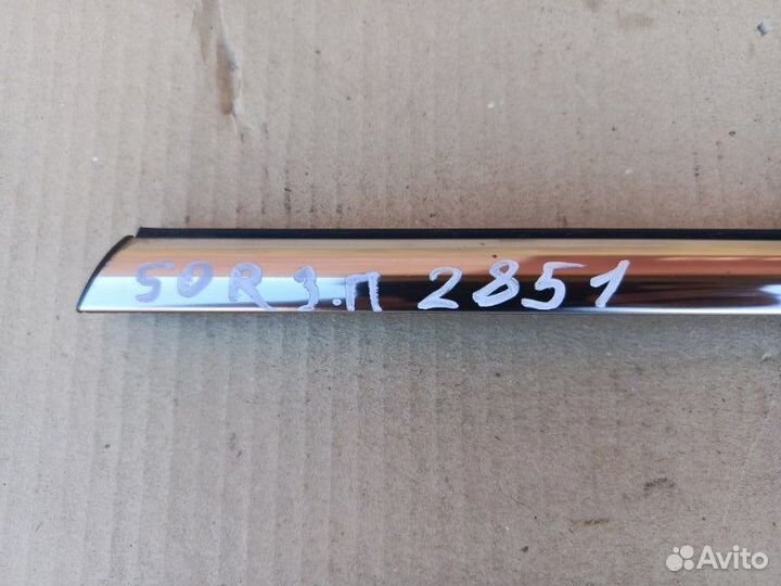 Kia Sorento Prime UM бархотка стекла двери