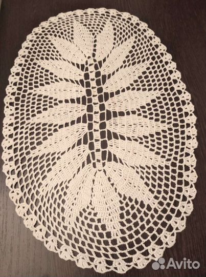 Салфетки вязаные крючком, ручная работа