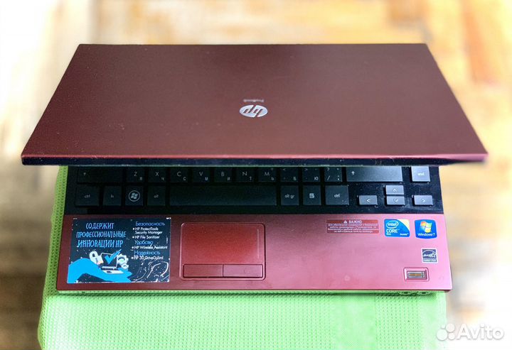 HP ProBook 13”/8Гб/SSD-256/2Duo темно-бордовый