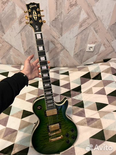 Электрогитара Gibson (изумруд)