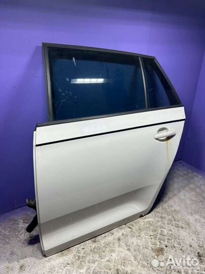 Дверь задняя левая Skoda Rapid 2014