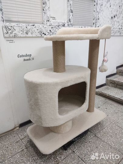 Домик когтеточка для кошек Гоша