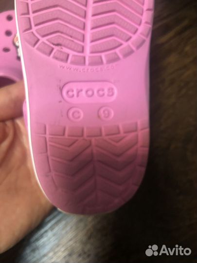 Обувь crocs для девочек с 9