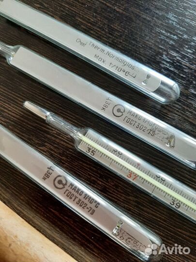 Градусник ртутный медицинский СССР