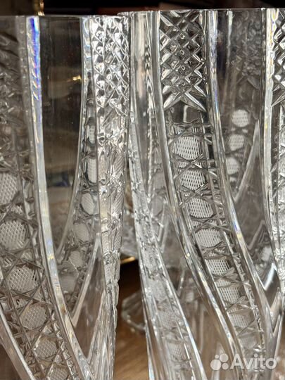 Хрустальная ваза для цветов СССР