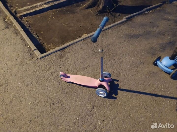 Самокат детский трехколесный бу