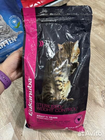 Корм для кошек и собак eukanuba, zillii