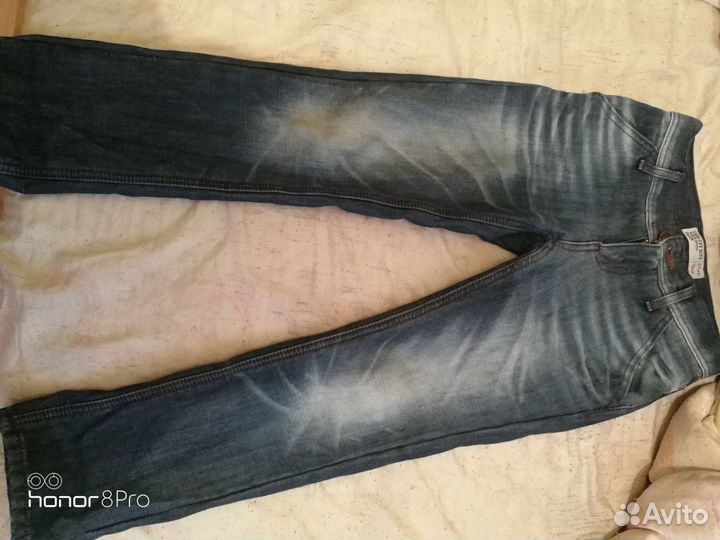 Джинсы на флисе