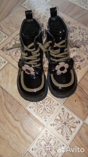 Ботинки демисезонные для девочки 30 размер