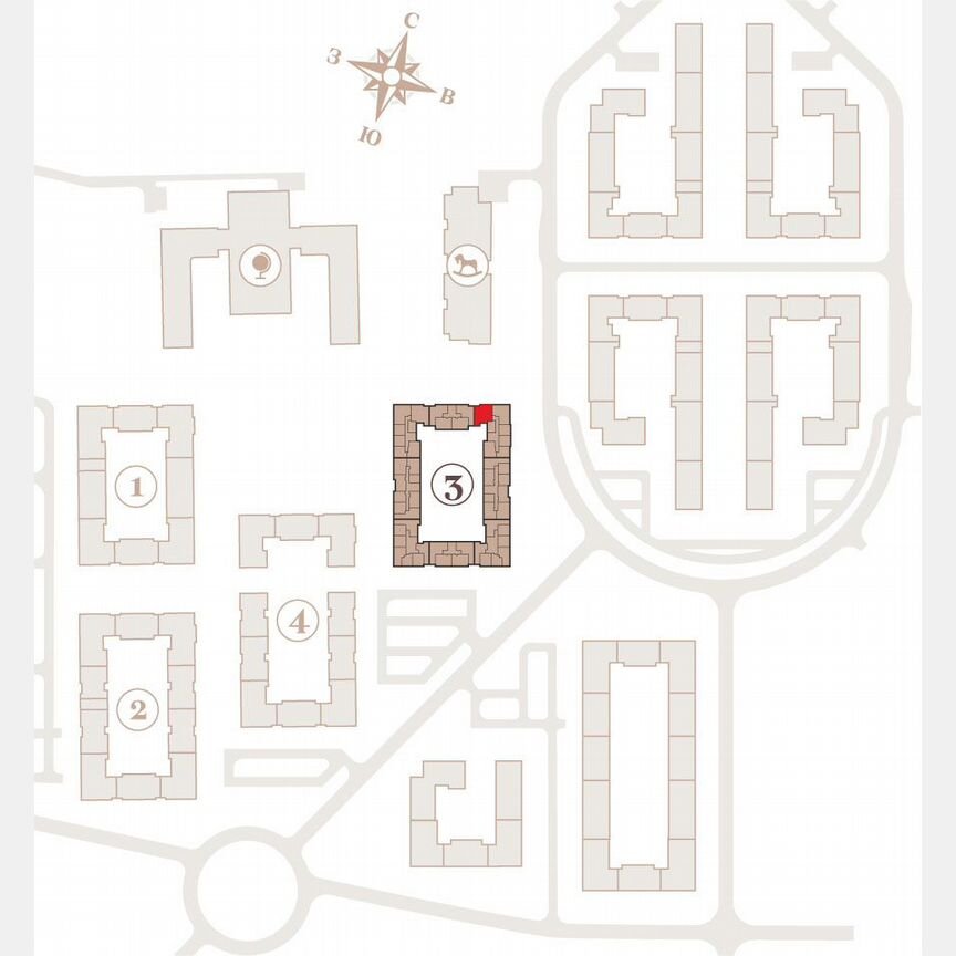 4-к. квартира, 99,1 м², 3/4 эт.