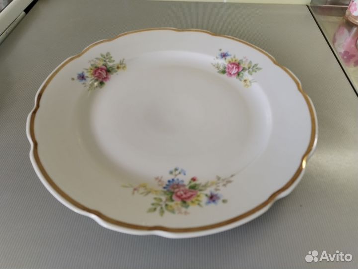 Большое блюдо фарфор