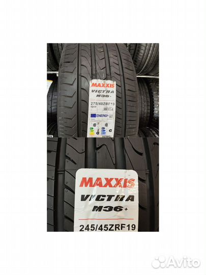 Maxxis M-36+ Victra 245/45 R19 и 275/40 R19 19Y