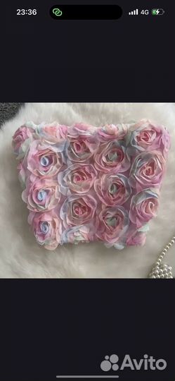 Топ корсет из цветов