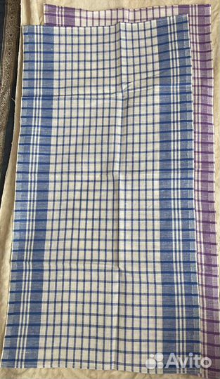 Полотенца лён новые большие