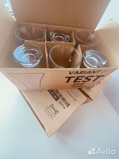 Рюмки стопки IKEA Variant test