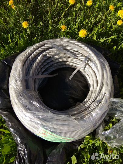 Труба гофрированная пвх с зондом 16 мм