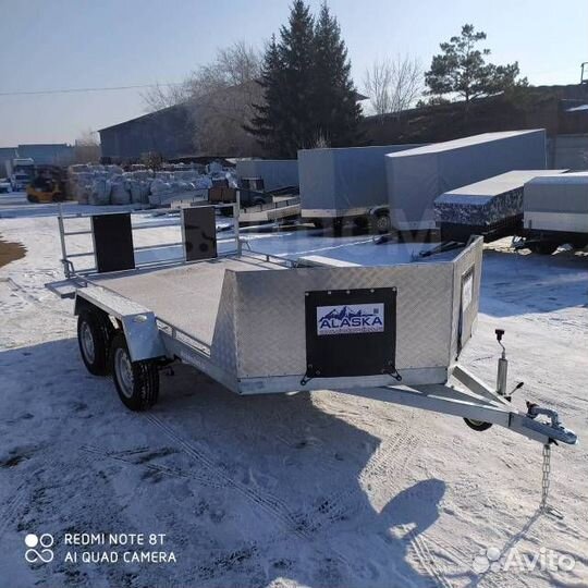 Прицеп к /а Аляска Ракета для 3 снегоходов
