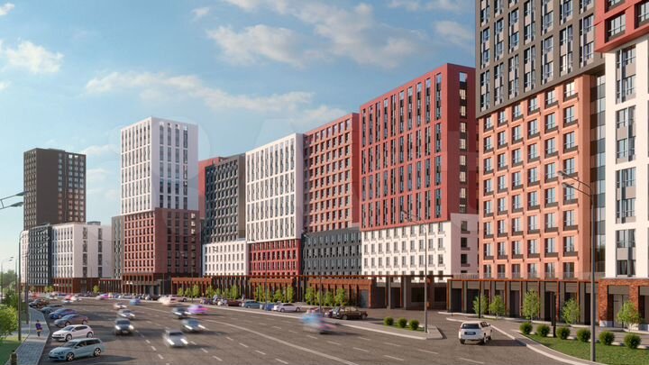 3-к. квартира, 51,7 м², 10/19 эт.