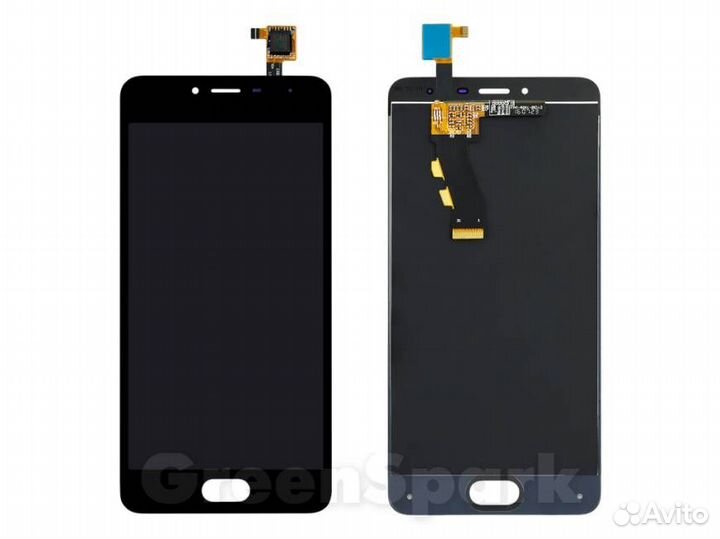Дисплей для Meizu M3s mini +тач черный copy