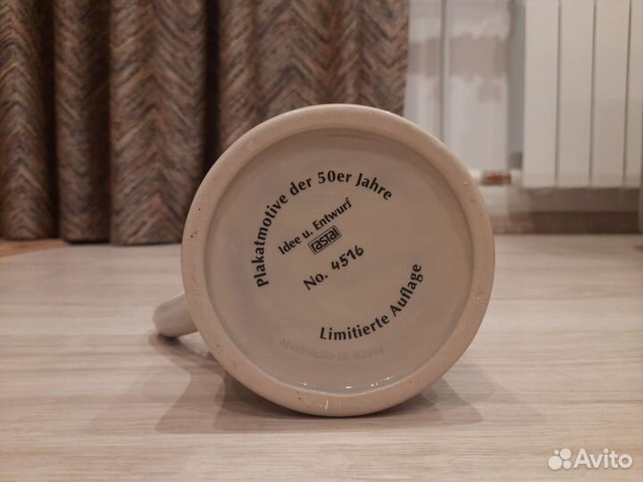 Пивная кружка Oktoberfest 1 литр, новая без крышки