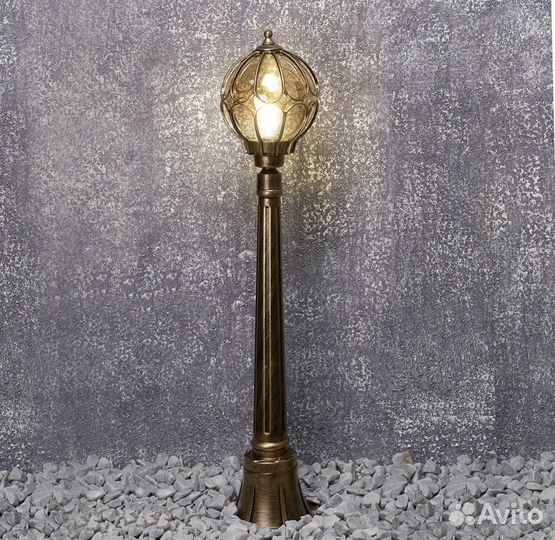 Светильник уличный садово-парковый столб фонарь