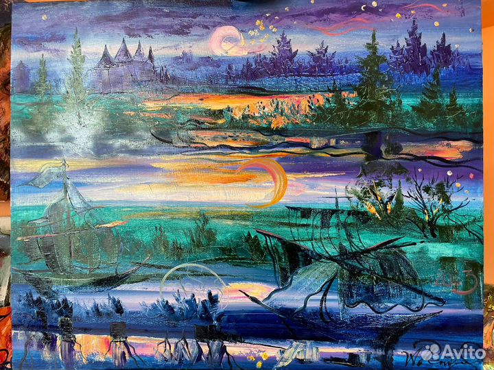 Картина маслом на холсте
