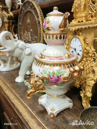 Самовар фарфоровый