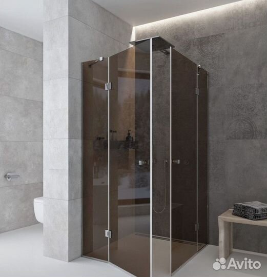 Душевые стеклянные перегородки