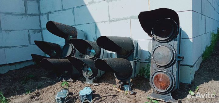 Старые чугунные семафоры,светофоры, жд