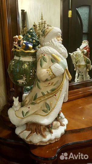 Дед Мороз 48 см Фарфор Fitz and Floyd