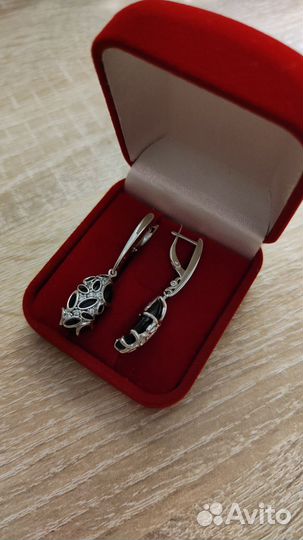 Серьги серебряные в ассортименте