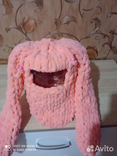 Шапка балаклава детская с ушами