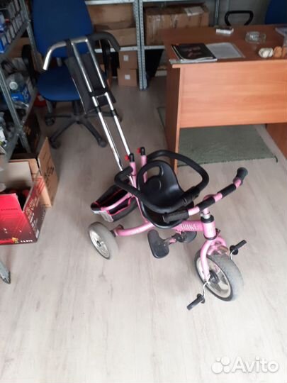 Детский трехколесный велосипед бу