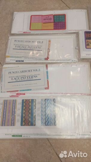 Перфокарты для вязальных машин Brother/Silver