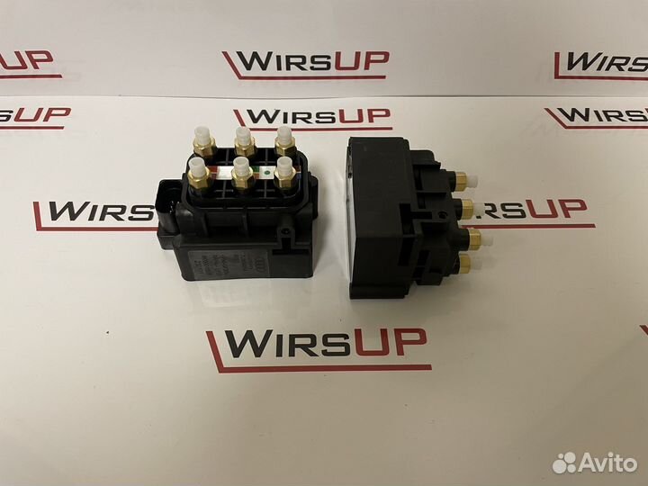 Блок клапанов пневмоподвески Touareg Porsche Audi