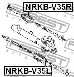 Пыльник рулевой рейки правый nrkbv35R