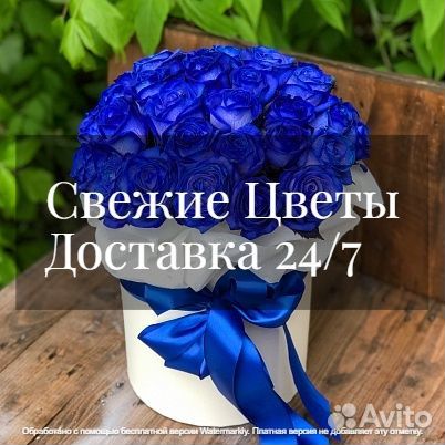 Синие розы на дом