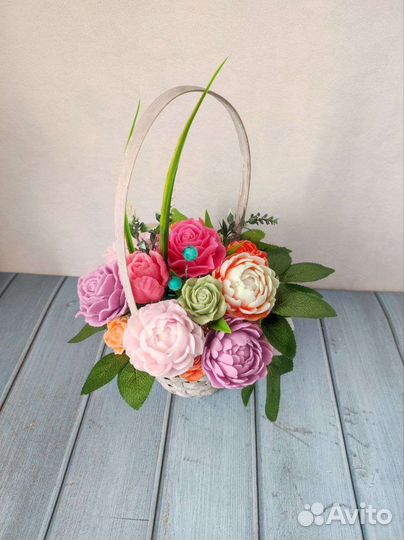 Мыло ручной работы букеты