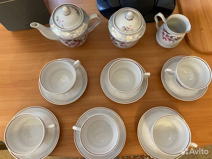 Чaйный сеpвиз СССР Баpановка на 6 персон