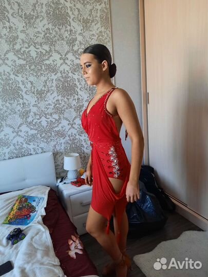 Платье для бальных спортивных танцев латина