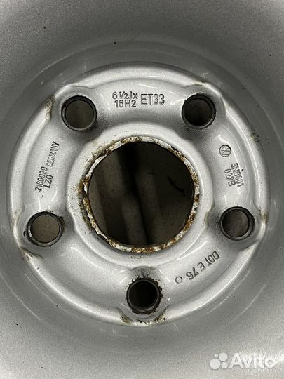 Диски штампованые r16 на фольксваген тигуан