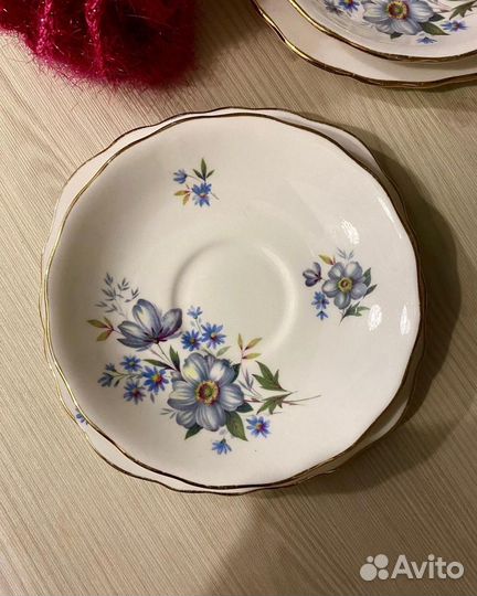 Винтажные чайные трио. Английский фарфор