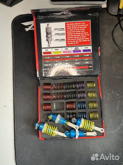 4 аморта overdose + turnigy комплект