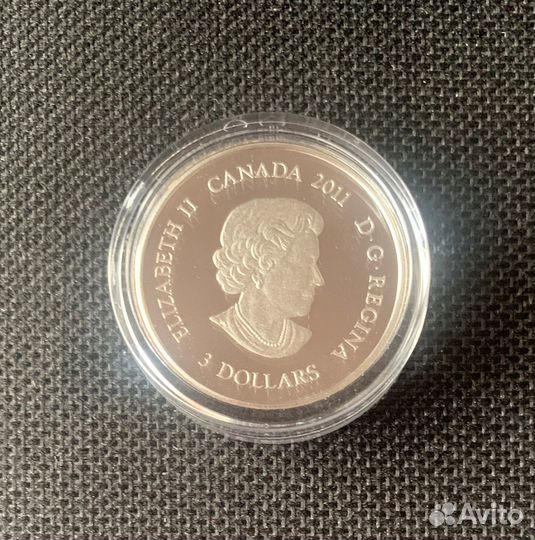 Камни рождения Июнь, Серебро Канада 2011 г