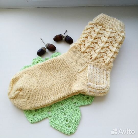 Вязаные носки