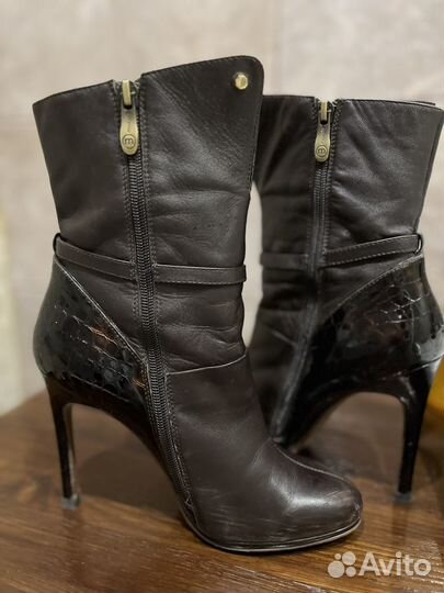 Ботильоны женские 37 размер кожаные