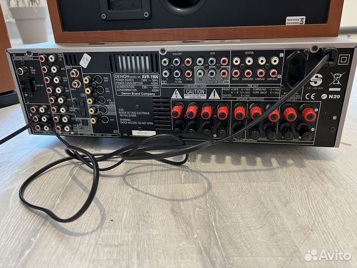 Колонки, акустика Jamo S606 + ресивер Denon