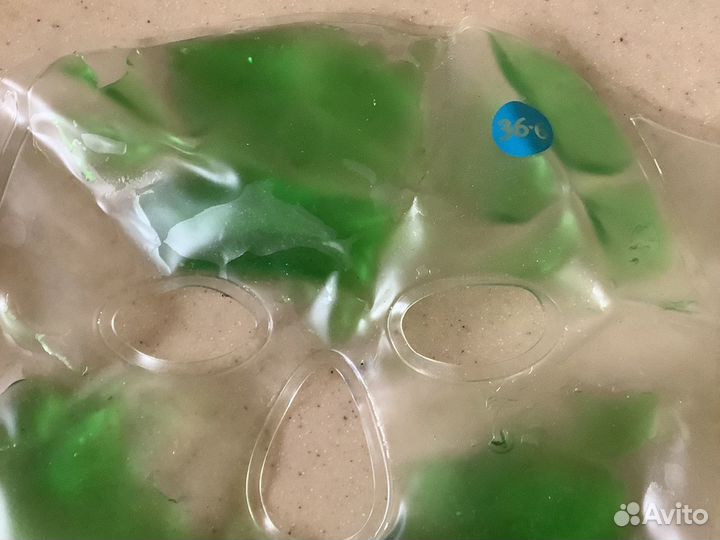 Многоразовая гелевая маска для лица 36.6